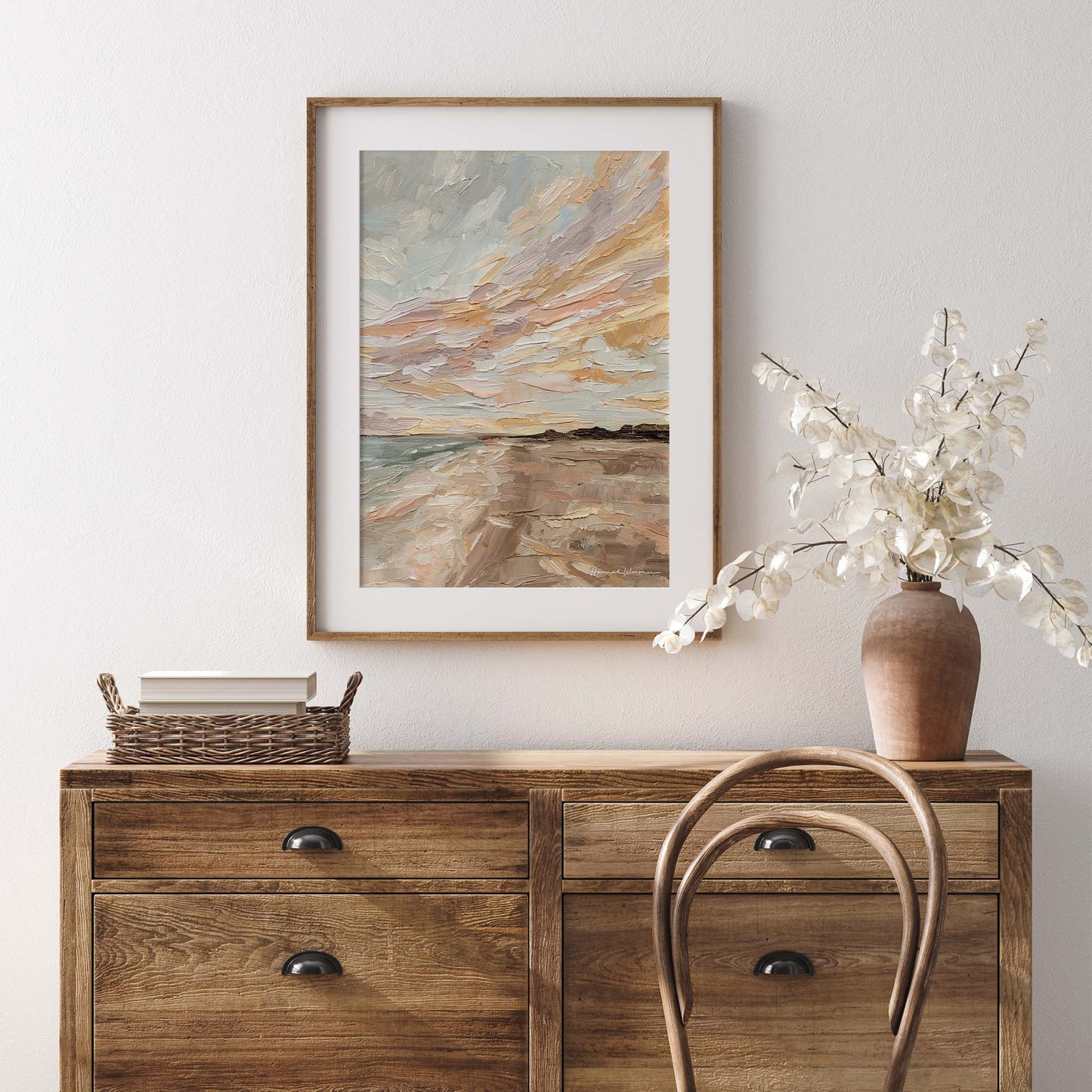 Hannah Weisner Art - "Looking for Seashells" Print