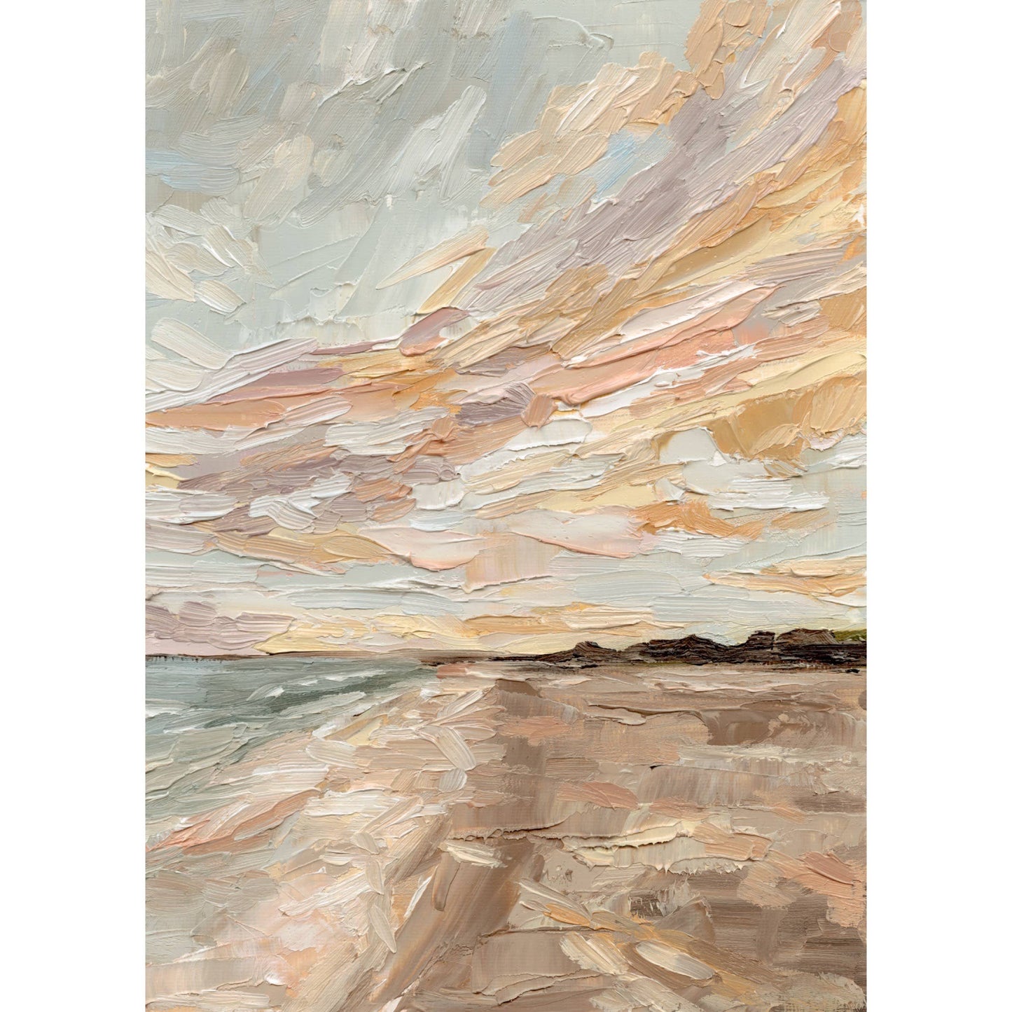 Hannah Weisner Art - "Looking for Seashells" Print