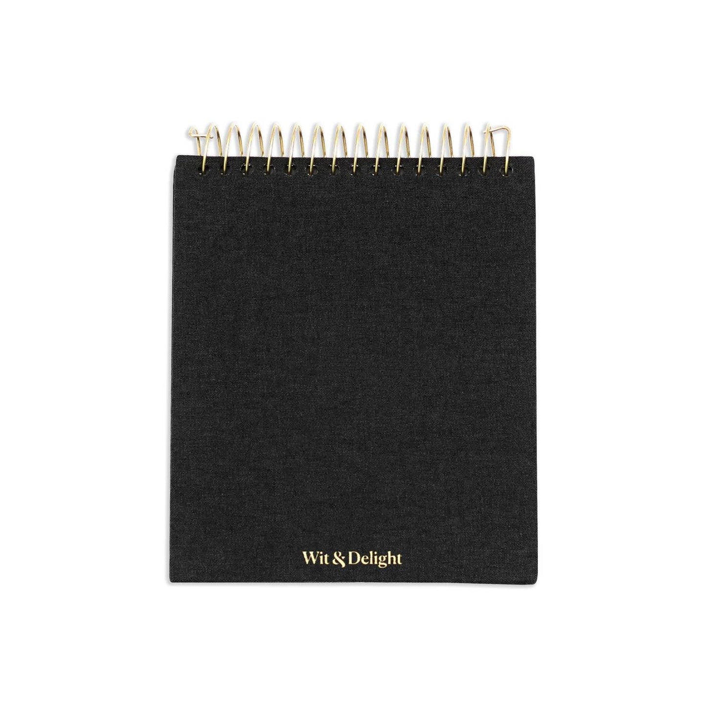 Wit & Delight - Black Linen Write it Down Notepad - Poiemahomeco