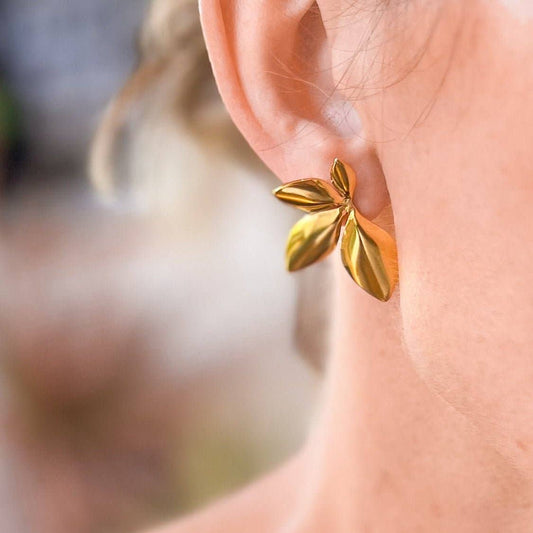 Natalie Clare Collections - Leaf Statement Earrings