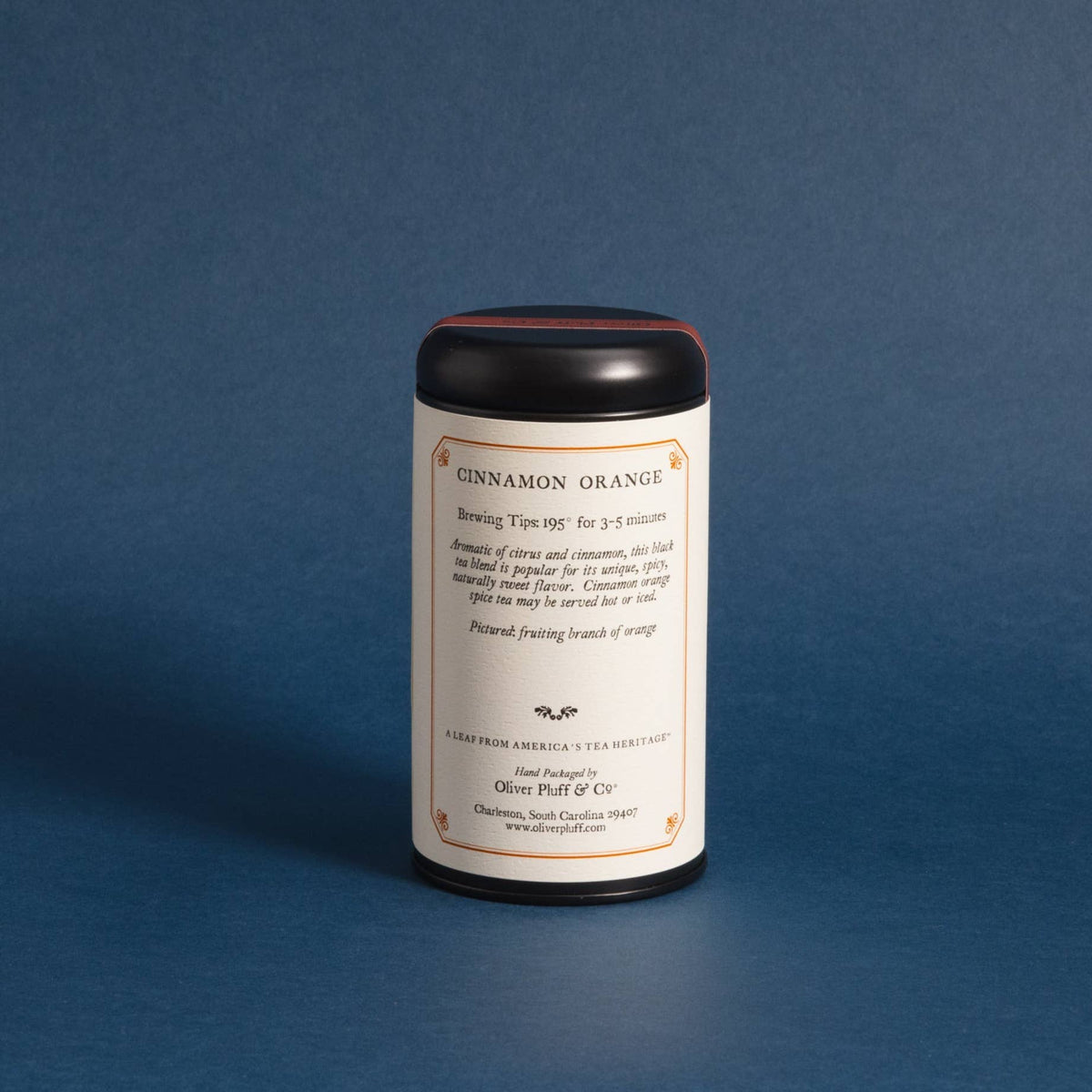 Oliver Pluff & Company - Cinnamon Orange Spice - 20 Teabags in Signature Tea Tin