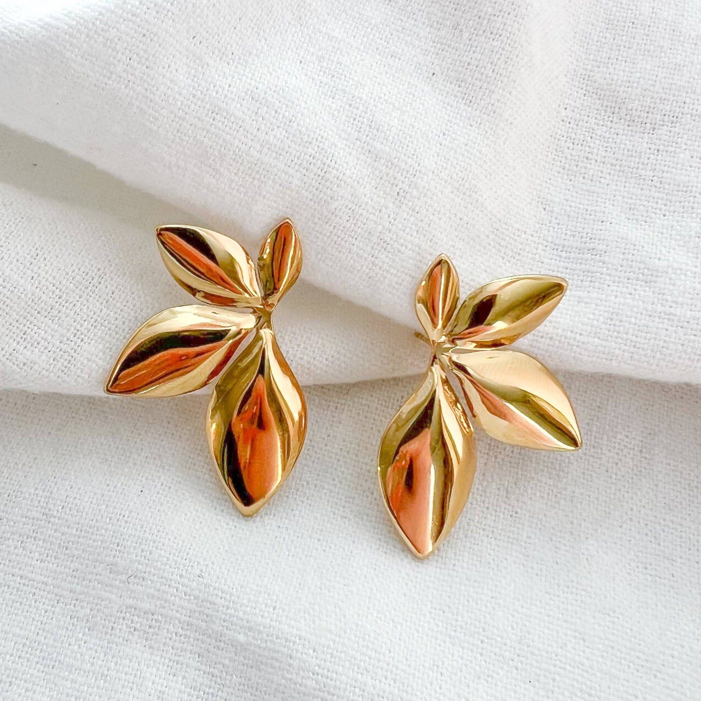 Natalie Clare Collections - Leaf Statement Earrings