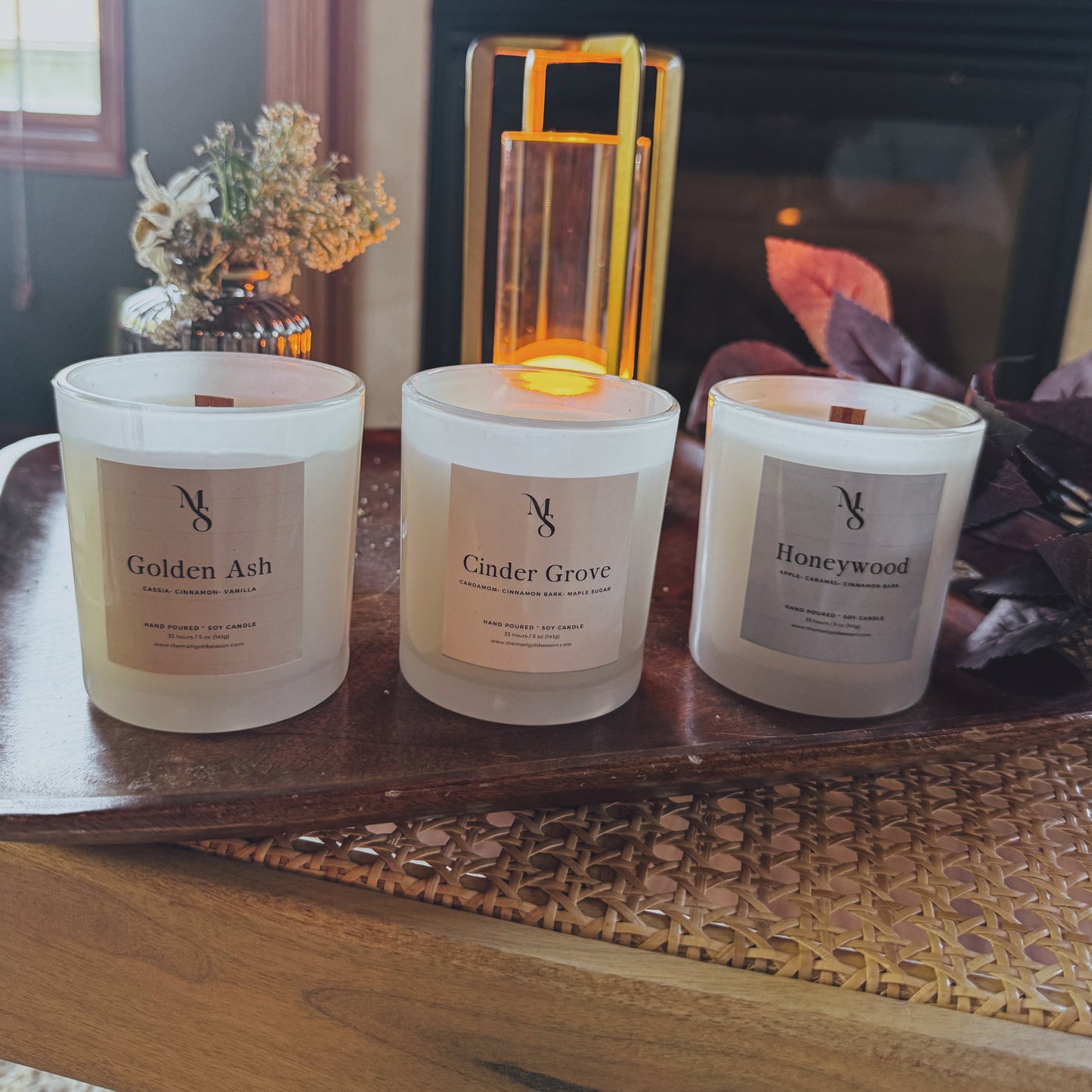 Autumn Glow Candle Trio | 3 x 5oz Soy Candles