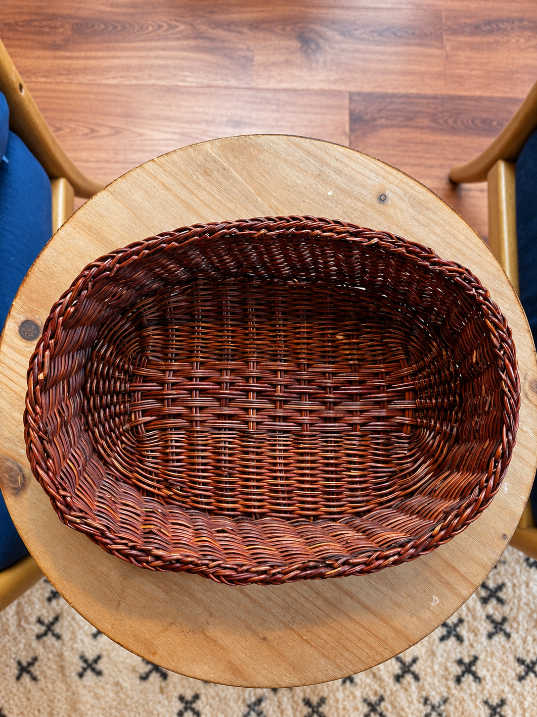 Woven Oval Basket | 12” x 9”