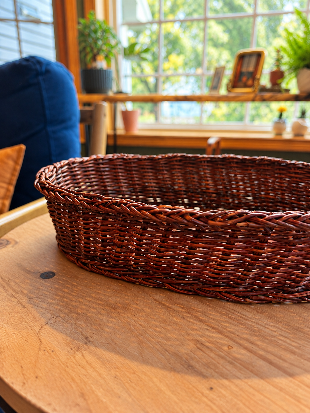Woven Oval Basket | 12” x 9”