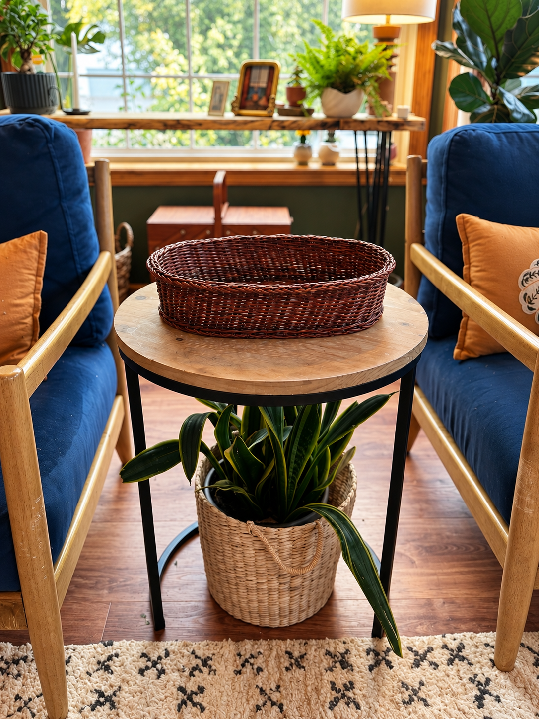 Woven Oval Basket | 12” x 9”