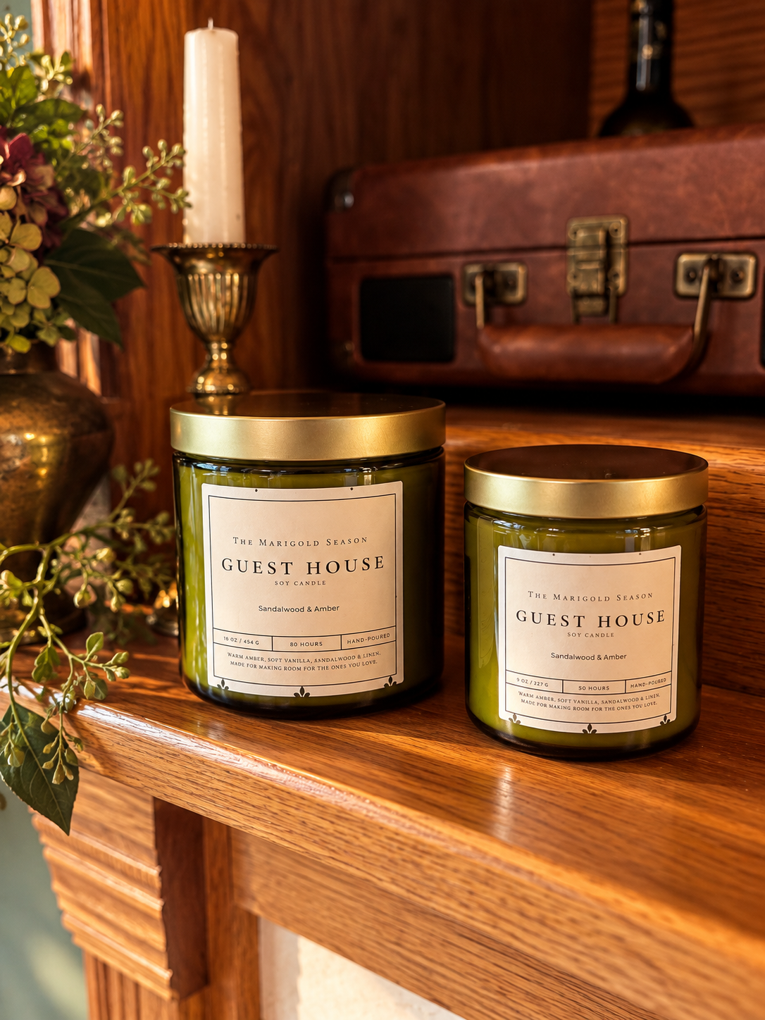 Guest House | Sandalwood & Amber Soy Candle