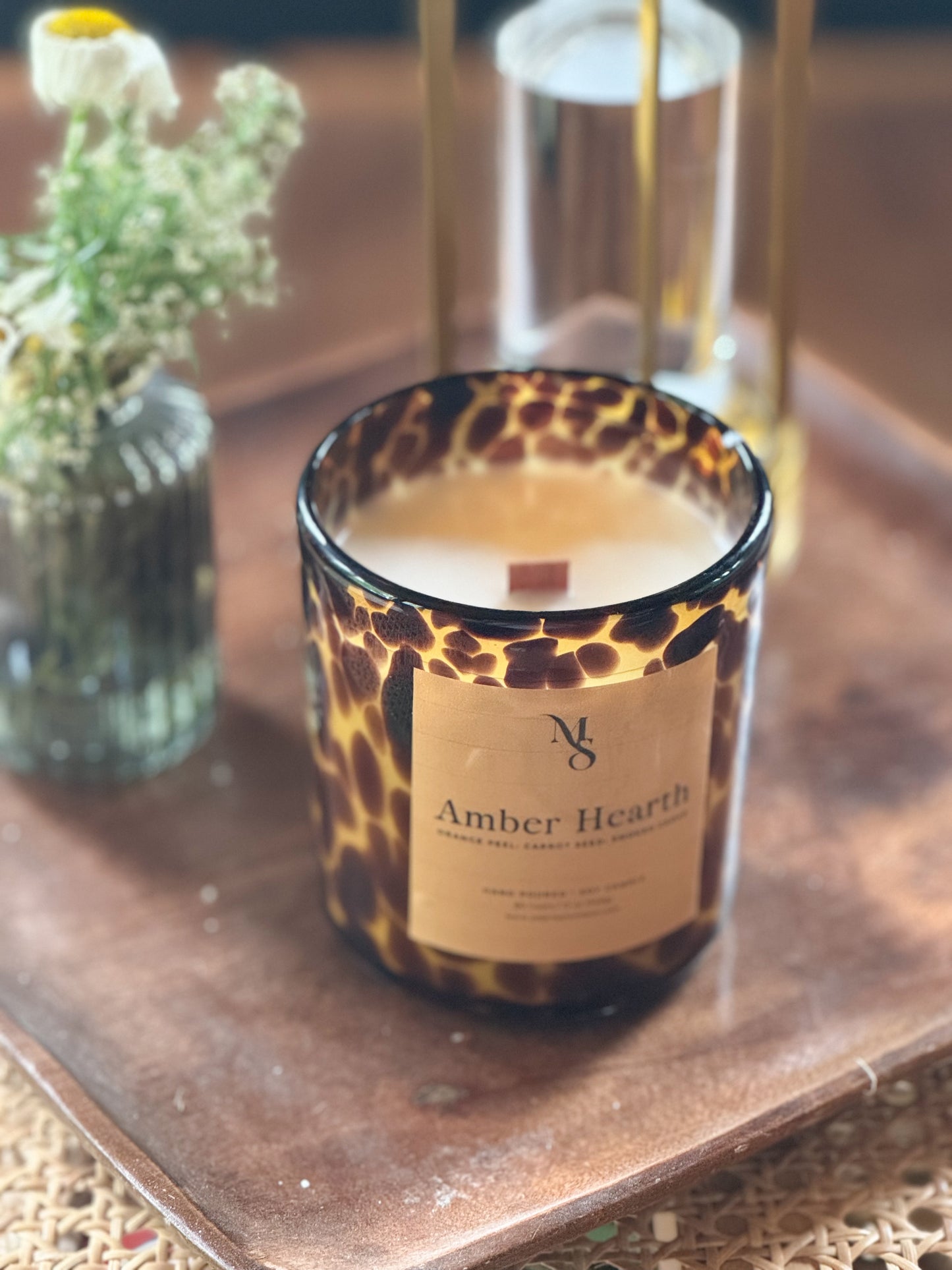 Amber Hearth | Orange Peel, Carrot Seed & Smoked Cedar
