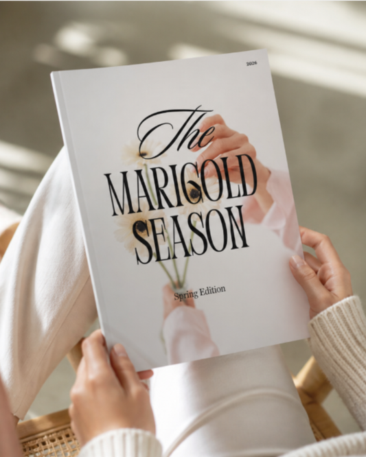 Woman holding magazine 