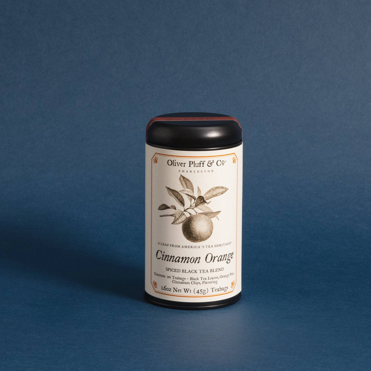 Oliver Pluff & Company - Cinnamon Orange Spice - 20 Teabags in Signature Tea Tin