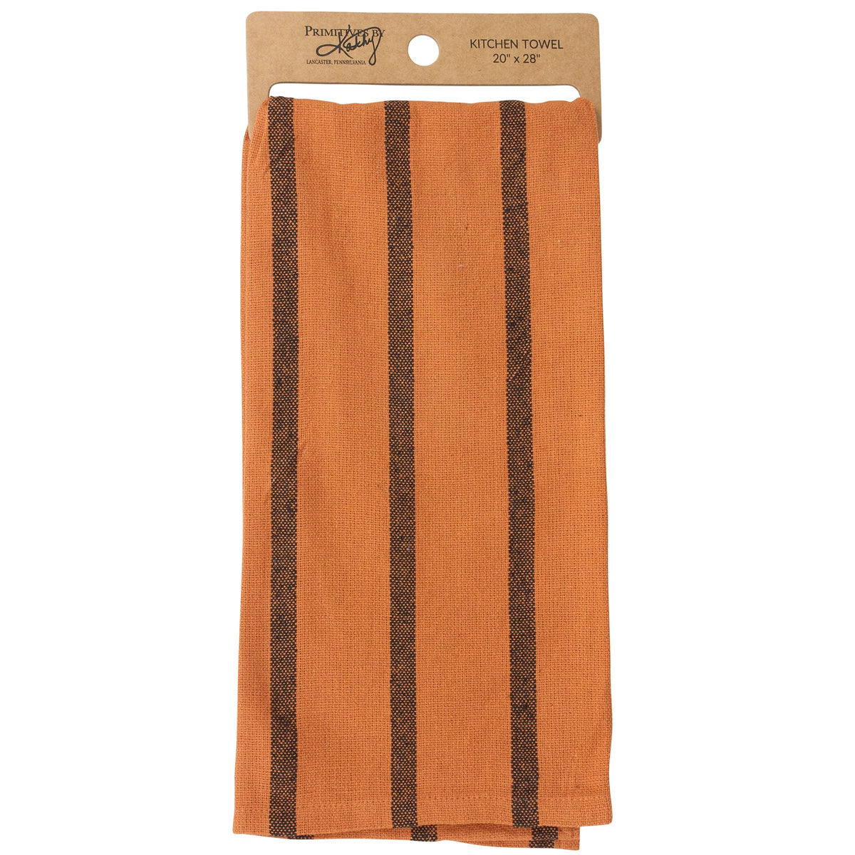 Primitives by Kathy - Orange Stripe Kitchen Towel