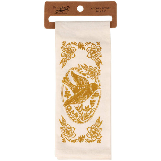 Primitives by Kathy - Peace Dove Kitchen Towel