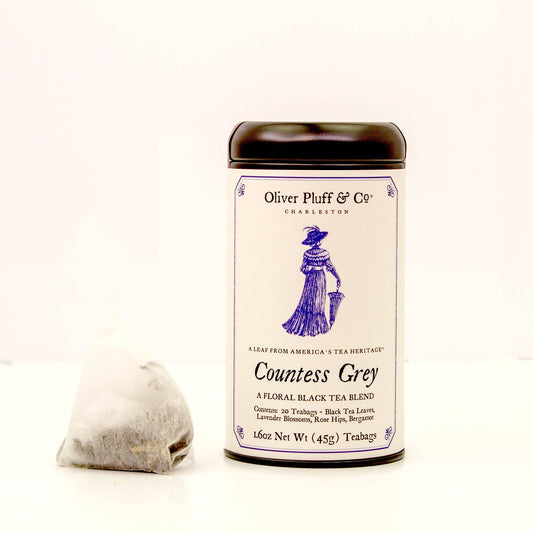 Oliver Pluff & Company - Countess Grey Tea - 20 Teabags in Signature Tea Tin