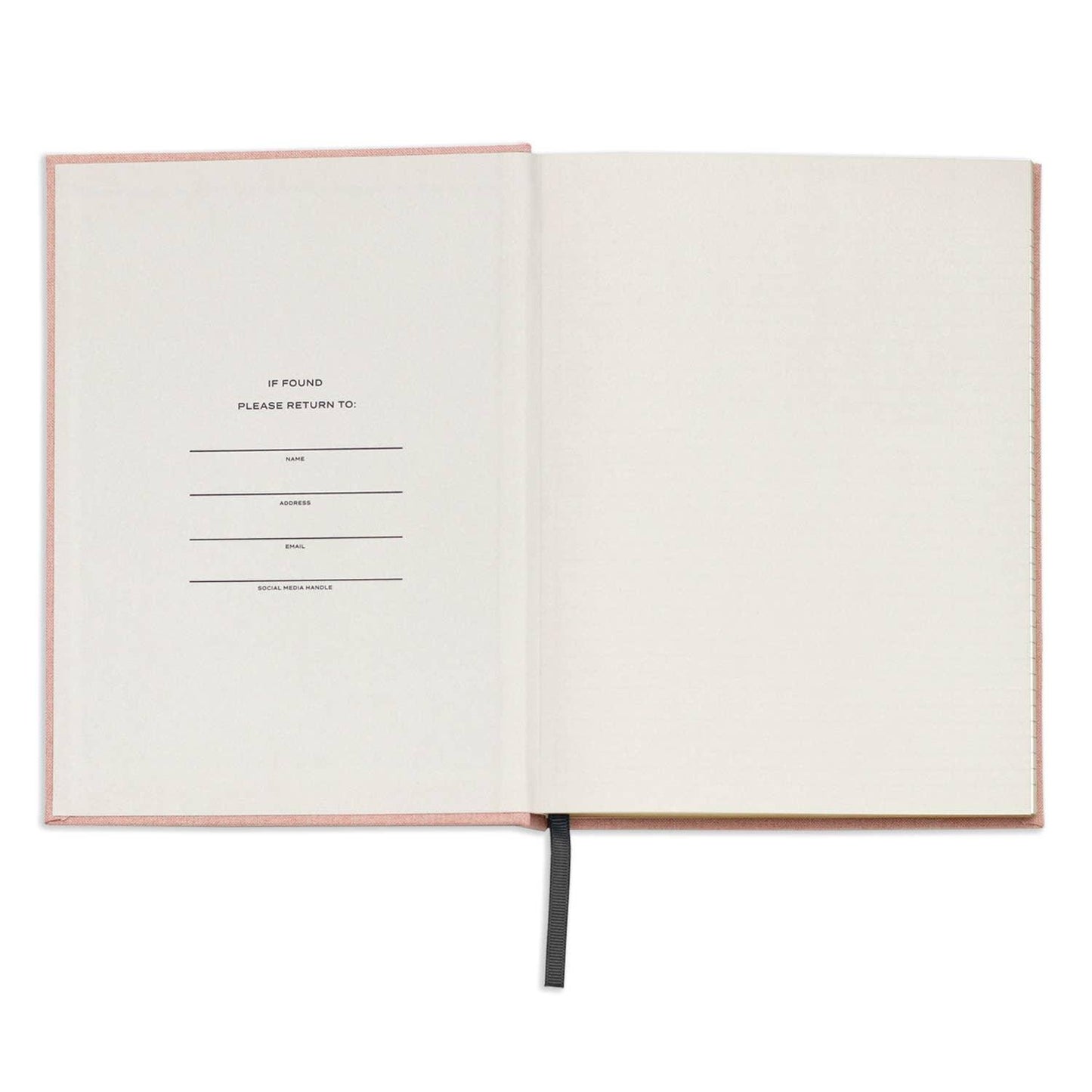 Wit & Delight - Pink Linen Note to Self Journal - Poiemahomeco