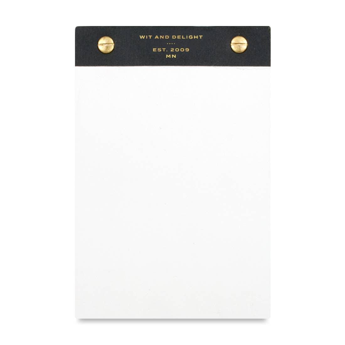 Wit & Delight - Desktop Notepad - Black - Poiemahomeco